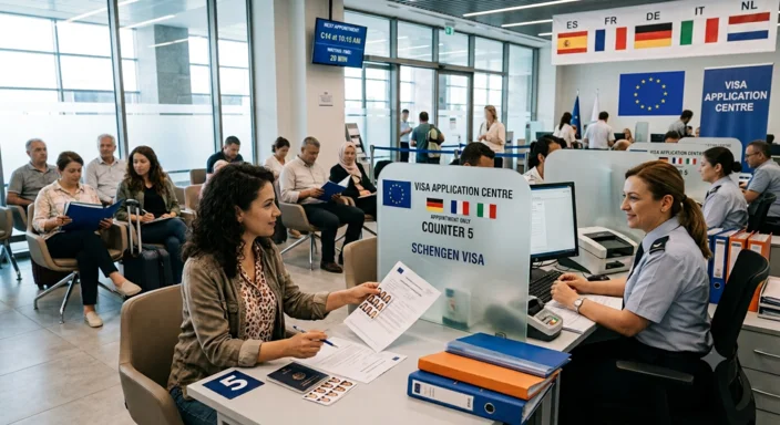 Unterstützung bei der Terminvereinbarung für das Schengen-Visum Nordzypern